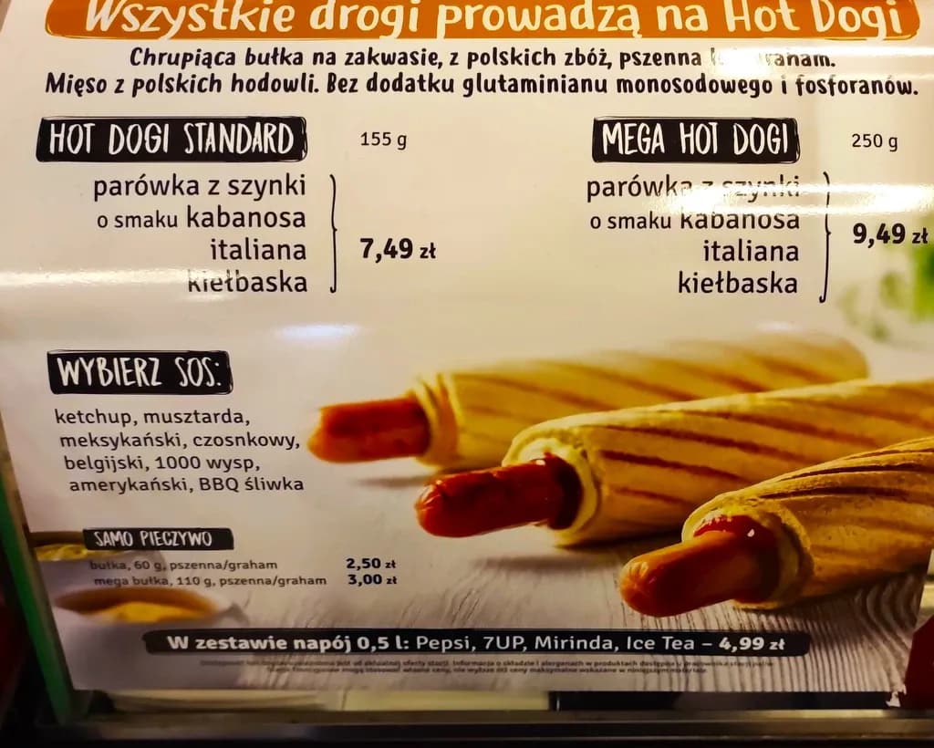 Ile waży duży hot dog Orlen? Zaskakujące fakty o jego wadze